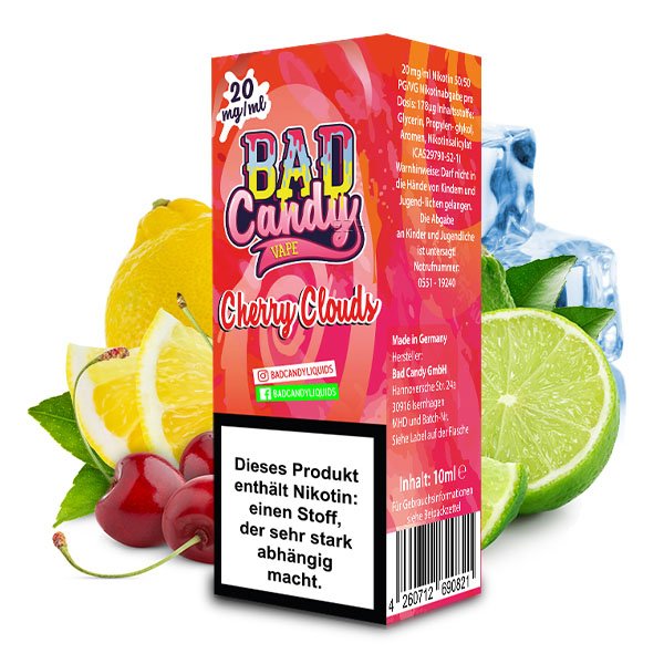 Bad Candy Cherry Clouds 10ml Salt Liquid