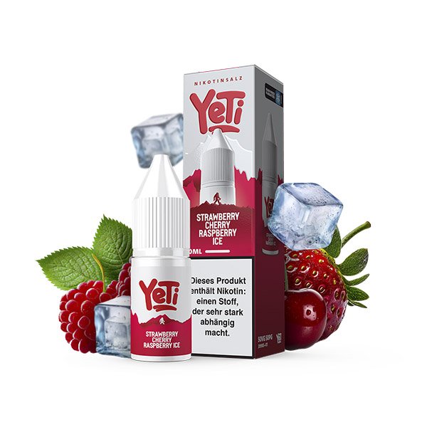 Yeti Summit Strawberry Cherry Raspberry Ice Nikotinsalz Liquid