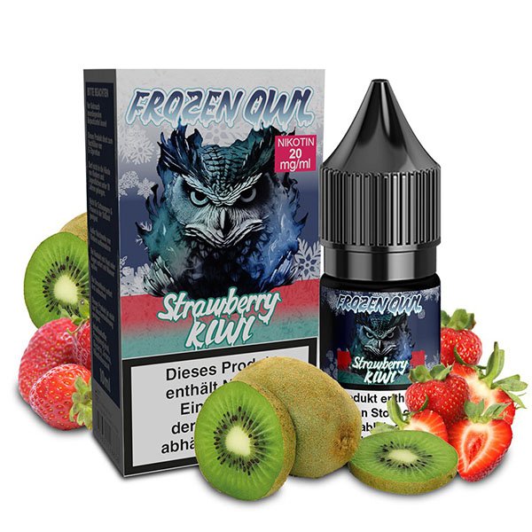 Frozen OWL Strawberry Kiwi Nikotinsalz Liquid