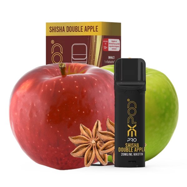 Expod Pro Pod Gold Series Shisha Double Apple 20mg