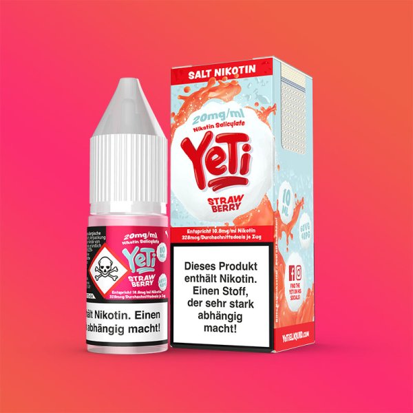 Yeti Strawberry NicSalt 10ml