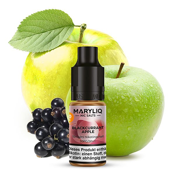 Maryliq Blackcurrant Apple Nikotinsalz Liquid 10ml