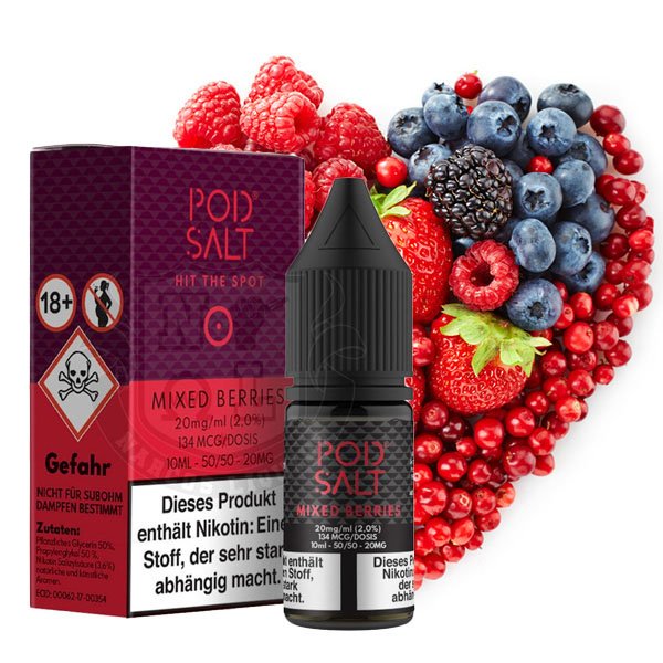 Pod Salt Core Mixed Berries Nikotinsalz Liquid