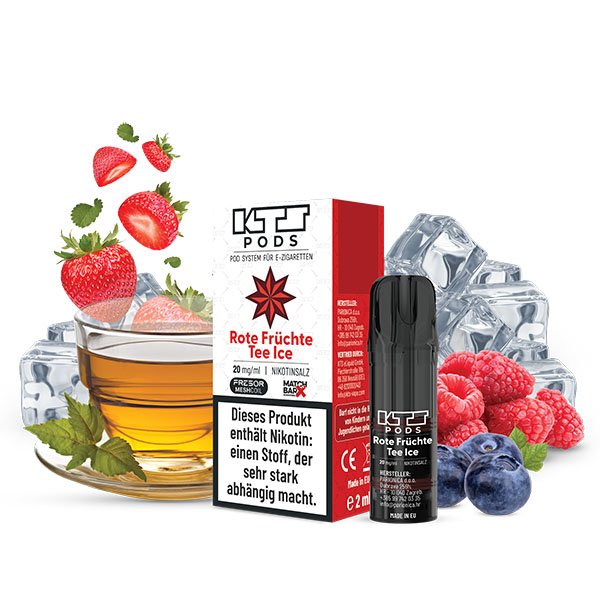 KTS Pod Rote Früchte Tee Ice 20mg