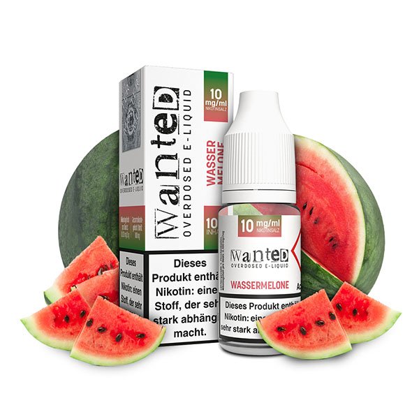 Wanted Wassermelone NicSalt 10ml Liquid