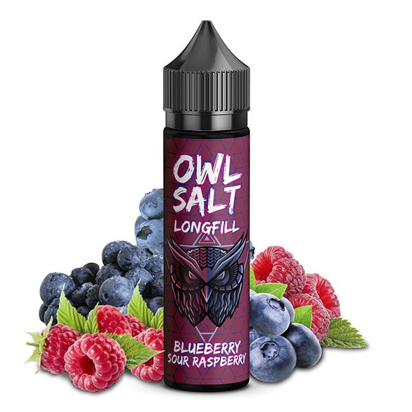 OWL Salt Longfill Blueberry Sour Raspberry 10ml Aroma